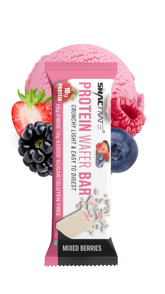 Snactivate Mixed Berries protein wafer bar pack